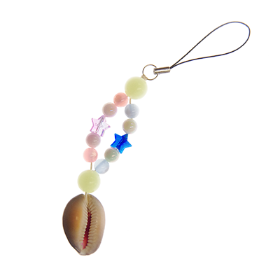 タカラガイのおまじないストラップ画像