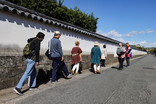 問田益田氏旧宅土塀