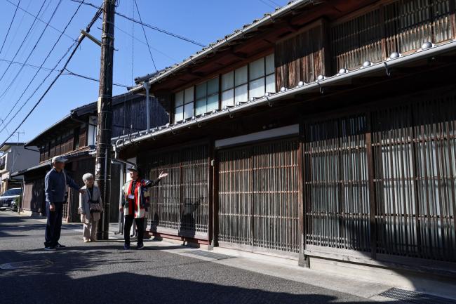 町人地の町並み