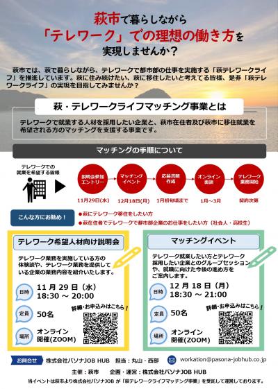 テレワークライフビジョンチラシ