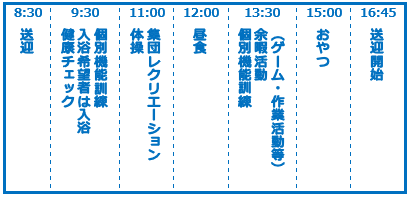なごみスケジュール