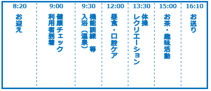 かわかみ苑スケジュール