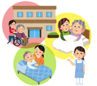 老人保健施設イメージイラスト