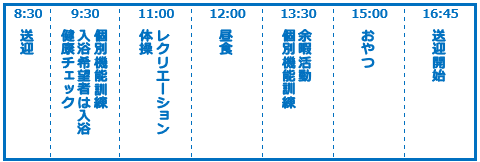 なごみスケジュール