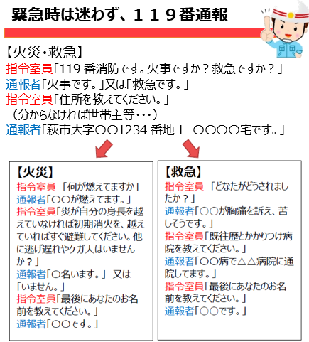 迷わず119