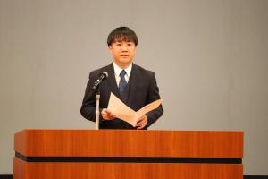 青年の主張（中津江さん）