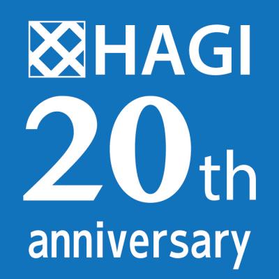 萩市合併20周年記念ロゴマーク（パターン２）