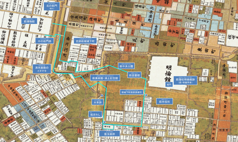 藍玉座コースマップ