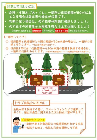 伐採届チラシ2