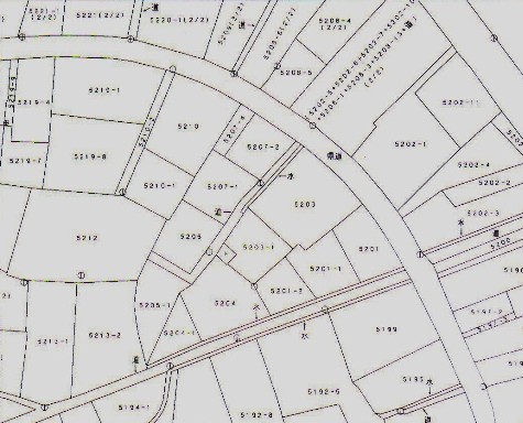 地籍調査後の公図
