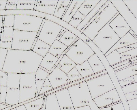 地籍調査後の公図