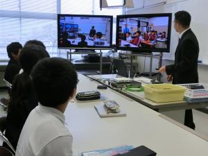 佐々並小学校の授業風景