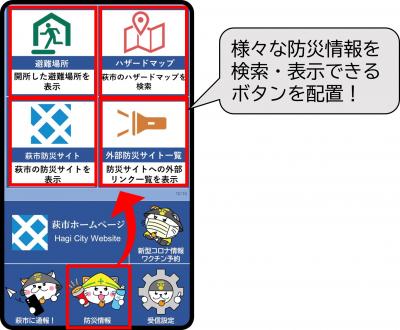 防災情報機能の拡充