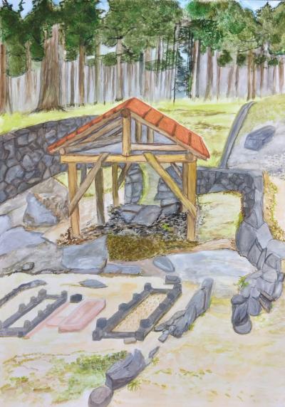 中学生の部_優秀賞「大板山たたら製鉄遺跡」